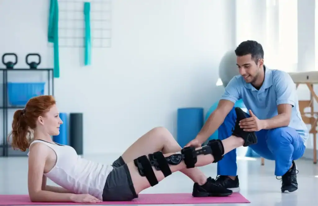 Debunking Meal Timing Myths: The Truth About Muscle Recovery 1 Woman having treatment to help muscle recovery Willenhall after an injury